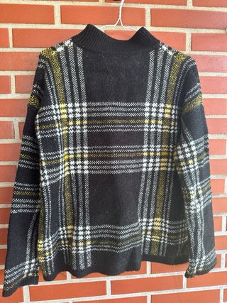 Jersey Sfera Cuadros Negro y Amarillo