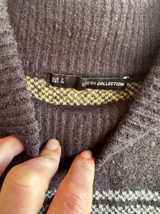 Jersey Sfera Cuadros Negro y Amarillo