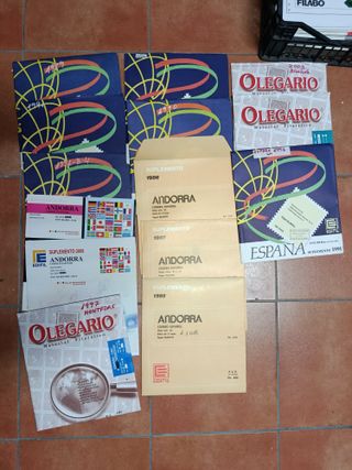 Lote Suplementos Filatelia Andorra España
