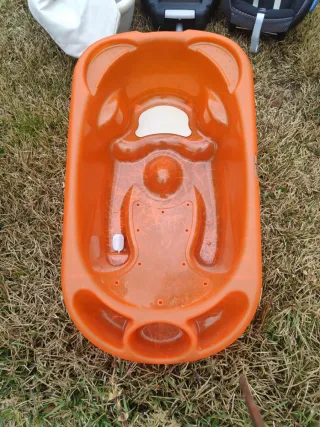 Bañera para bebé naranja