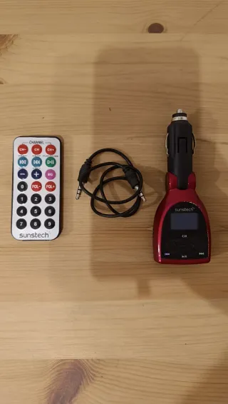 Transmisor FM Coche Sunstech con Mando