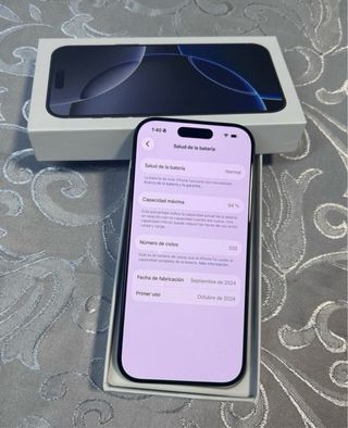 iPhone 16 Pro 256GB Titanio Negro