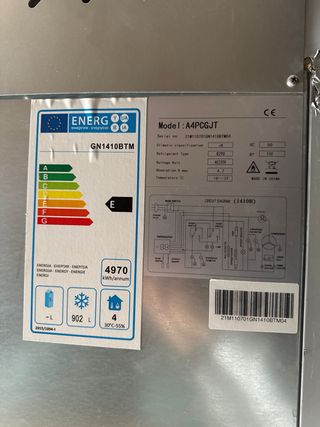 2 Congeladores Industriales Acero Inoxidable