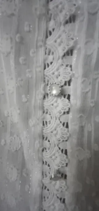 Blusa blanca manga corta