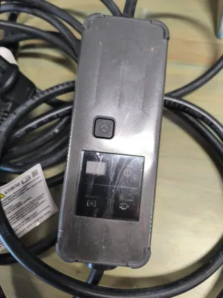 Cable carga vehículo eléctrico enchufe