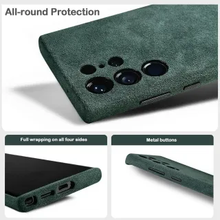 Funda De Gamuza para Samsung Galaxy S24 Ultra