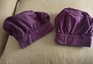 2 Cappelli da cuoco/a in cotone