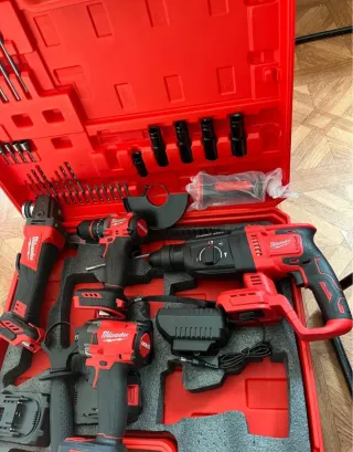 Kit herramientas inalámbricas 4 en 1 con 3 batería