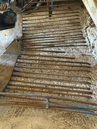 Arrancadora patatas para tractor.