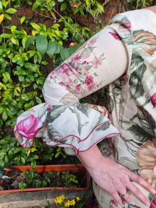 Vestido Flamenca Multicolor Volantes