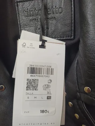 Cazadora Piel Mujer Tintoreto Tachuelas