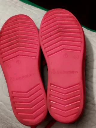 Berkemann Sneakers Mujer Inke Negras y Rojas