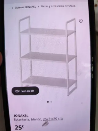 Estantería Blanca 3 Niveles Ikea