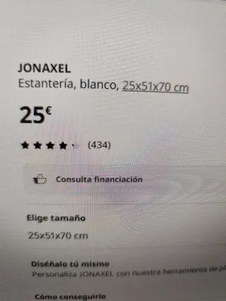 Estantería Blanca 3 Niveles Ikea