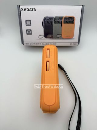 Radio FM 1 2 AM SW XHDATA D220 para emergencias