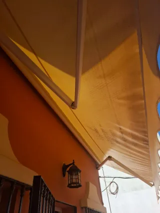 Estructura Toldo Aluminio Blanco Terraza