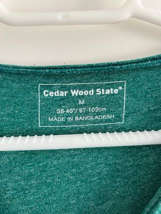 Camiseta Cedar Wood State Talla M Verde