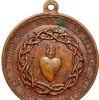 Medalla san ignacio de loyola Corazón de Jesús cor