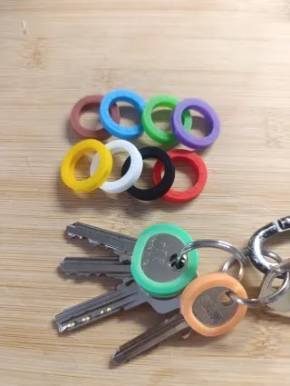 Marcadores de Silicona para Llaves (Pack de 8)