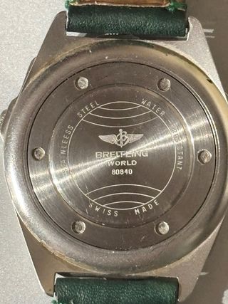 Orologio Breitling Verde Argento