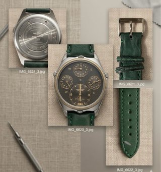 Orologio Breitling Verde Argento