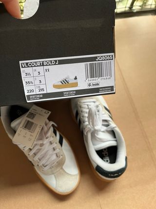 Adidas VL Court Bold J Scarpe Donna Tg 35.5