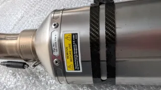 Scarico Akrapovič Titanio + Raccordo Arrow