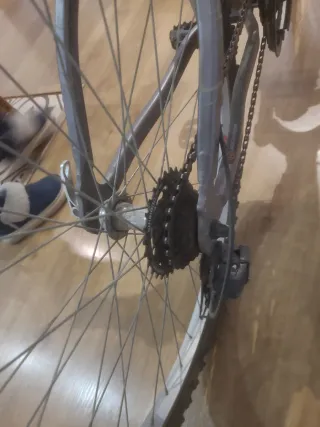 Bicicleta Montaña Btwin Gris 26 pulgadas