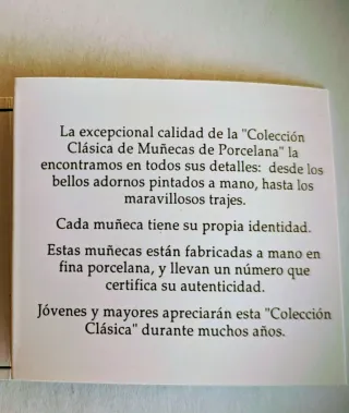 Lote de 3 muñecas de Porcelana de coleccionismo