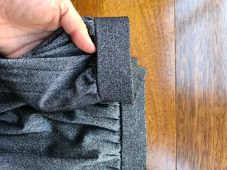 Falda plisada brillos gris Cortefiel Talla L