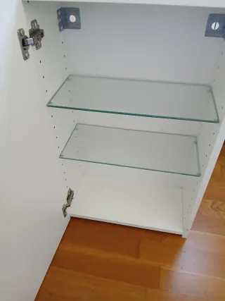 Armadio bagno Ikea in cristallo