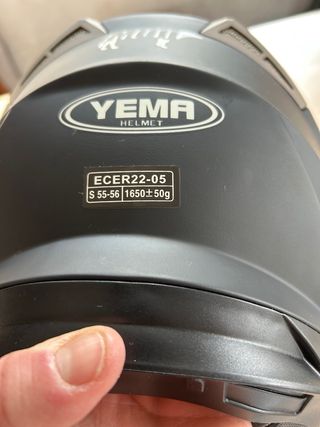 Casco Moto Yema Negro S