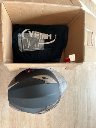 Casco Moto Yema Negro S