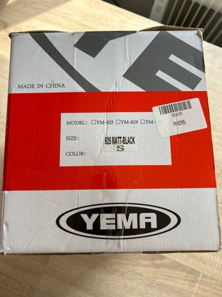 Casco Moto Yema Negro S