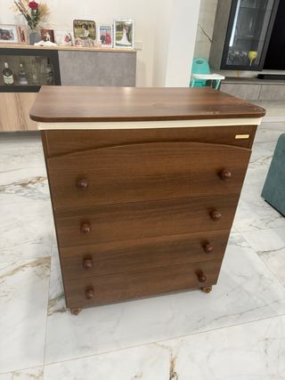 Cómoda cambiador bañera Micuna madera