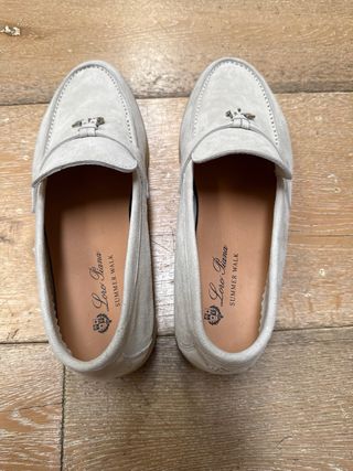 Mocasines Loro Piana Beige Piel