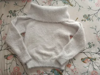 Jersey cuello alto peluche talla S