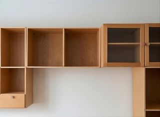 Muebles de salón modulares de madera