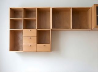 Muebles de salón modulares de madera