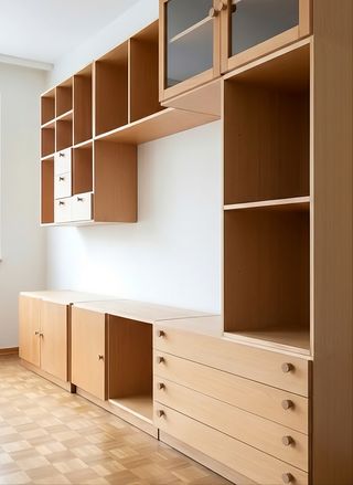 Muebles de salón modulares de madera