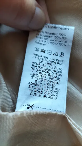 Abrigo largo invierno señora beige