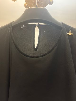 Elisabetta Franchi Blusa Nera Taglia 42