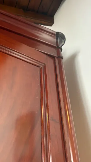 Armario Antiguo Caoba Estilo Imperio/Biederme