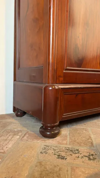 Armario Antiguo Caoba Estilo Imperio/Biederme