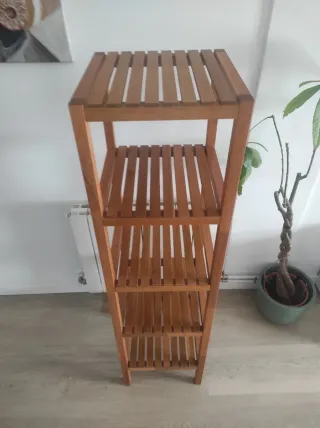 Estantería de madera 4 baldas