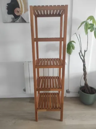 Estantería de madera 4 baldas