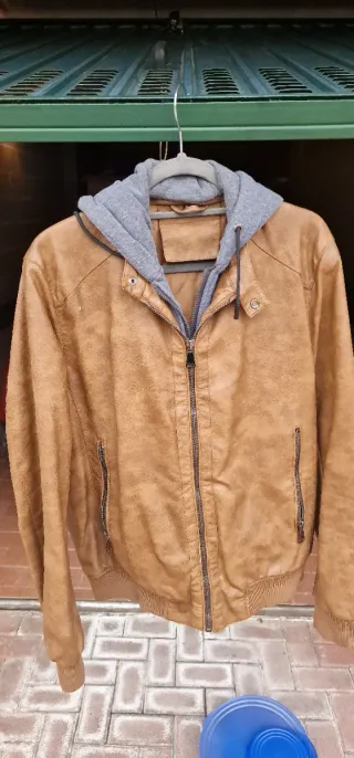 Giubbotto similpelle uomo XL