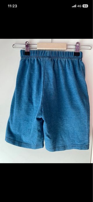 Pantalón corto vaquero elástico