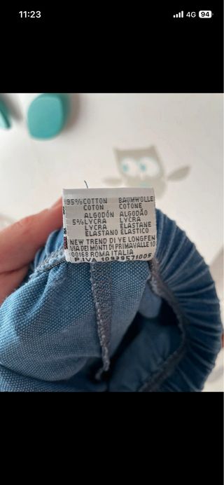 Pantalón corto vaquero elástico