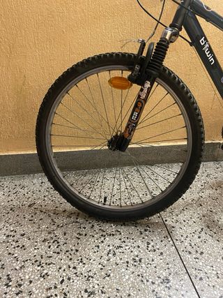 Bicicleta Montaña Btwin Negra